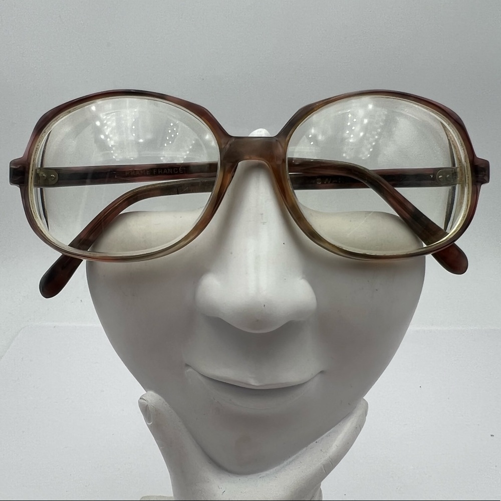 Vintage Swank Gray Oval Sunglasses Frames